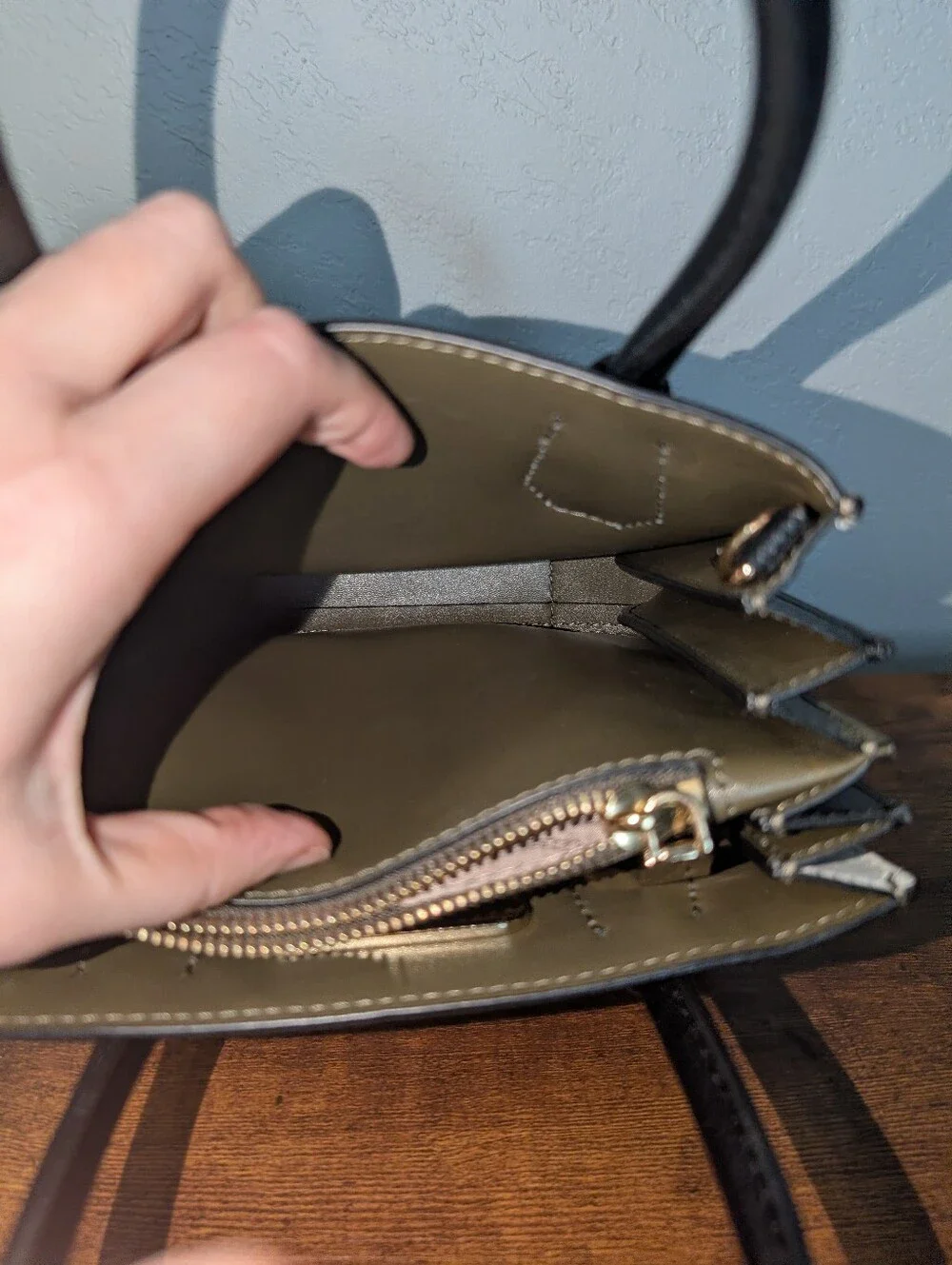 Michael Kors Mercer pebbled leather accordion crossbody bag